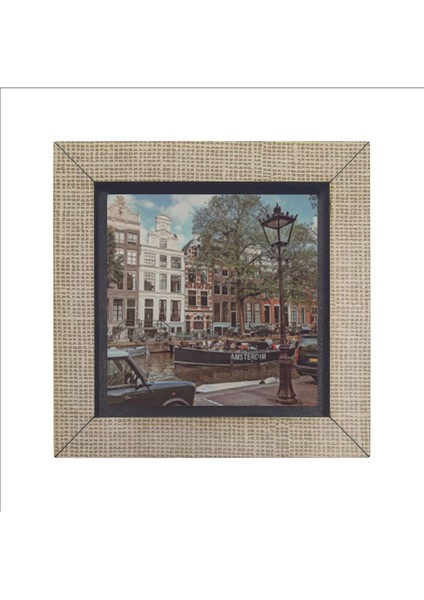 Amsterdam Görseli Baskılı Mdf Magnet 7x7 fırsatları
