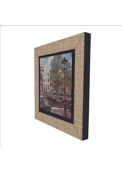 Amsterdam Görseli Baskılı Mdf Magnet 7x7 indirimleri