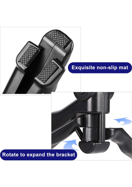 Katlanır Titreşim Önleyici Siyah Masaüstü Tripod (Yurt Dışından)