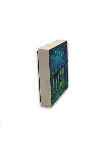 Ren Nehrinde Yıldızlı Bir Gece (Vincent Van Gogh, 1888) Baskılı Taş Magnet 5x5 fırsatları