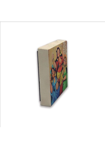 Dans Eden Oryantal Kadınlar Baskılı Taş Magnet 5x5