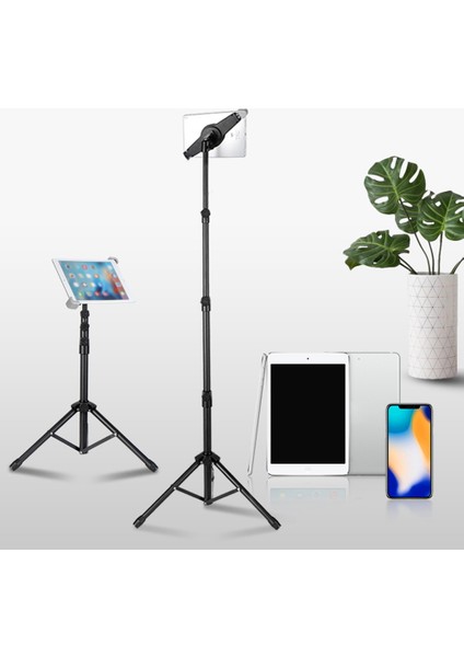Alüminyum Alaşım 360 Derece Dönebilir Tablet Tripod (Yurt Dışından)
