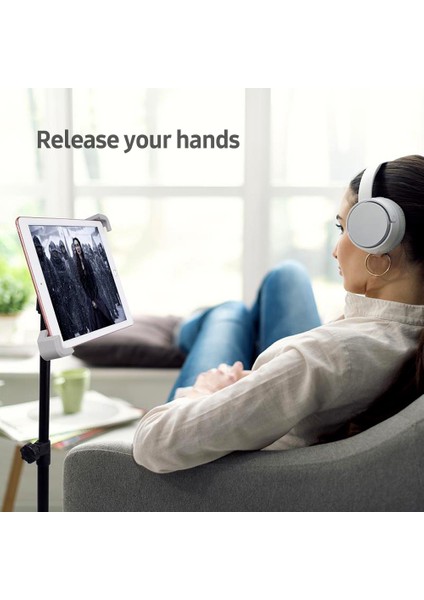 Alüminyum Alaşım 360 Derece Dönebilir Tablet Tripod (Yurt Dışından)