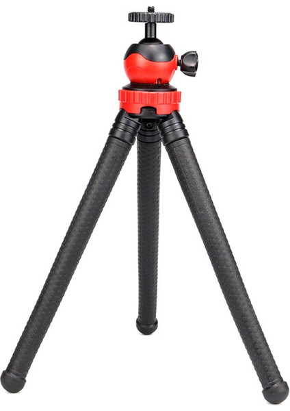 Ahtapot Tripod 360° Küresel Başlık 2kg Yük Dslr Aksiyon Kamerası ve Telefon (Yurt Dışından)