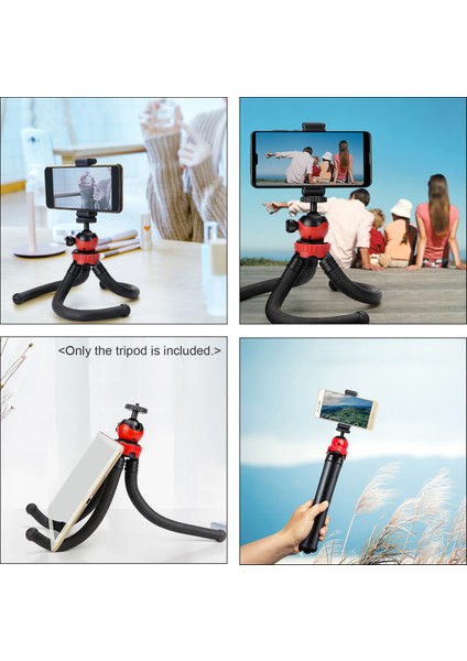 Ahtapot Tripod 360° Küresel Başlık 2kg Yük Dslr Aksiyon Kamerası ve Telefon (Yurt Dışından) fiyatları