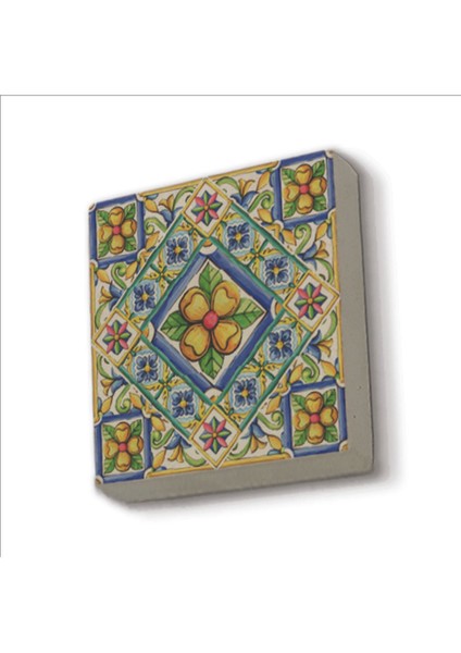 Italyan Deseni Baskılı Taş Magnet 5x5