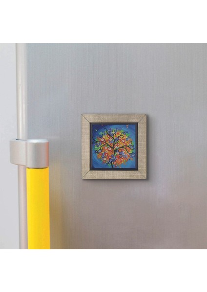Ağaç Baskılı Mdf Magnet 7x7 modelleri