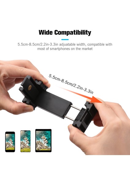 Akıllı Telefon Video Kiti - 2'li 1 Arada Tripod ve Cold Shoe Masaüstü Standı | Vlog, Canlı Yayın, Ders ve Toplantılar (Yurt Dışından) modelleri