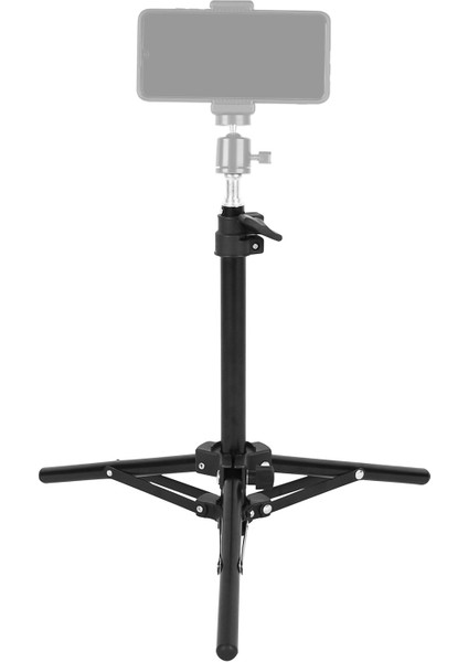 Ayarlanabilir Video Işığı Tripod 50 cm 1.5 kg Yük Kapasiteli Evrensel Bağlantı (Yurt Dışından)