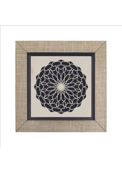 Yuvarlak Rumi Desen Baskılı Mdf Magnet 7x7 fırsatları
