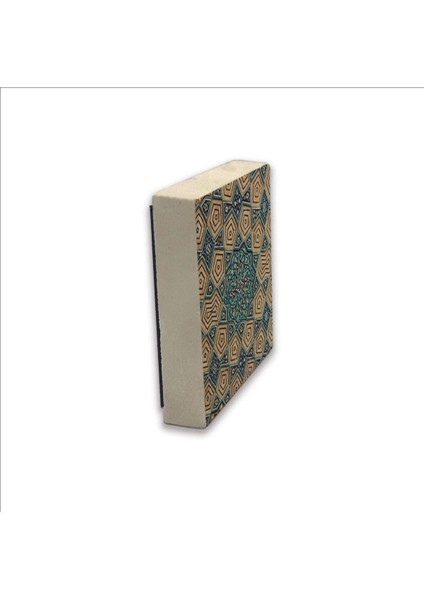 Geometrik Rumi Desen Baskılı Taş Magnet 5x5 fırsatları