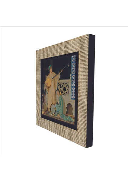 Iki Müzisyen Kız (Osman Hamdi Bey, 1880) Baskılı Mdf Magnet 7x7 indirimleri