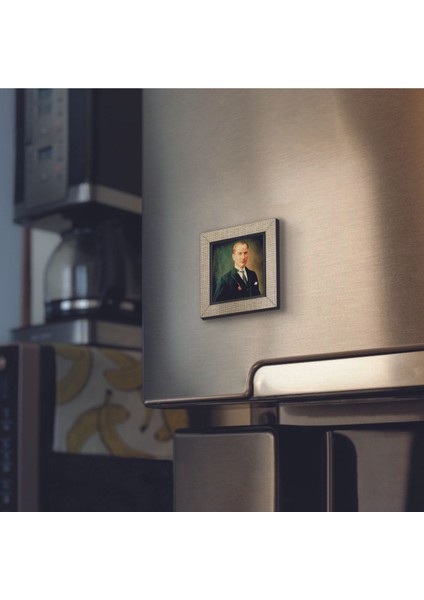 Mustafa Kemal Atatürk Baskılı Mdf Magnet 7x7 fiyatları
