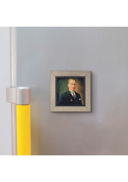 Mustafa Kemal Atatürk Baskılı Mdf Magnet 7x7 modelleri