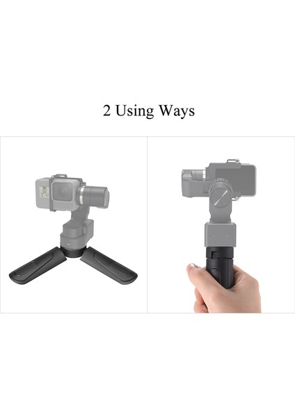 Katlanabilir Mini Tripod Stabilizatör Tutucu Feiyu G4-G6PLUS Wg2 WG2X Zhiyun Smooth 3 Q4 Için (Yurt Dışından) indirimleri