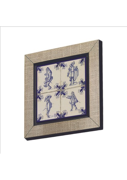 Hollanda Deseni Baskılı Mdf Magnet 7x7