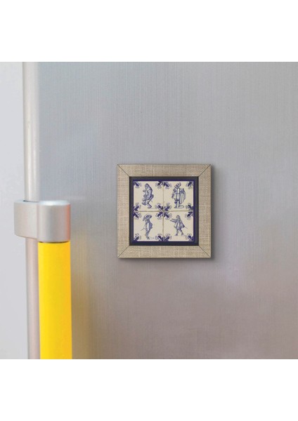 Hollanda Deseni Baskılı Mdf Magnet 7x7 modelleri