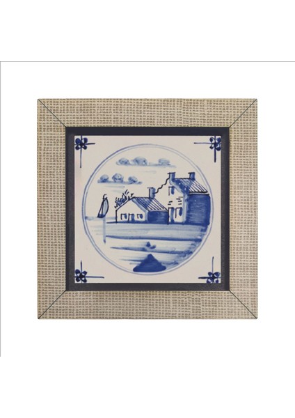 Hollanda Deseni Baskılı Mdf Magnet 7x7