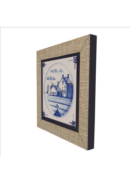 Hollanda Deseni Baskılı Mdf Magnet 7x7