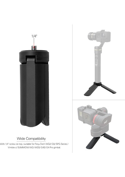 Mini Katlanabilir Gimbal Tripod Feiyutech Wg2 G5 Spg Vimblec G4S G4PRO Uyumlu (Yurt Dışından)