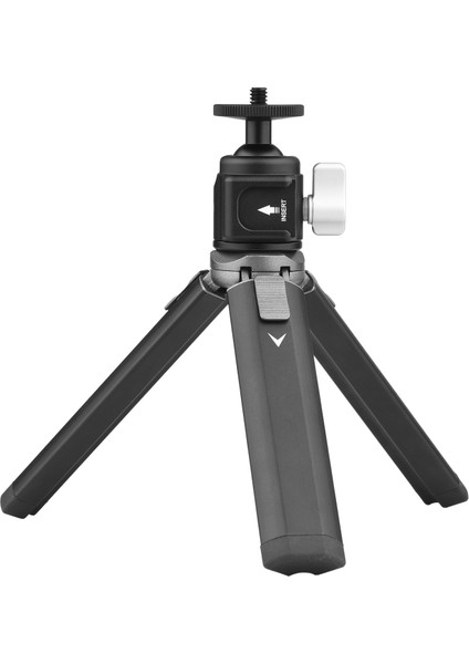 Alüminyum Alaşımlı Mini Tripod Bilyalı Başlık Soğuk Ayakkabı - Kamera ve Telefonlar Için (Yurt Dışından)
