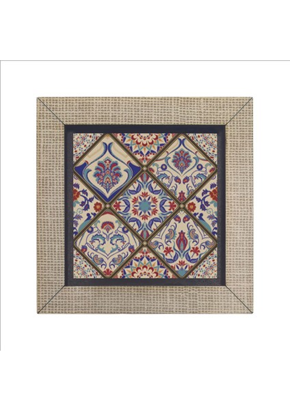 Italyan Çini Deseni Baskılı Mdf Magnet 7x7 fırsatları