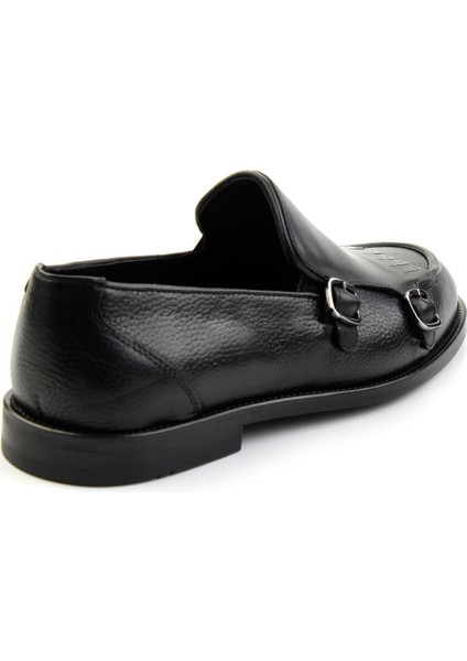 Siyah Leather Erkek Klasik Ayakkabı E01755134603