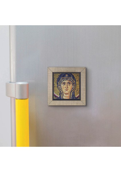 Meryem Görseli Baskılı Mdf Magnet 7x7