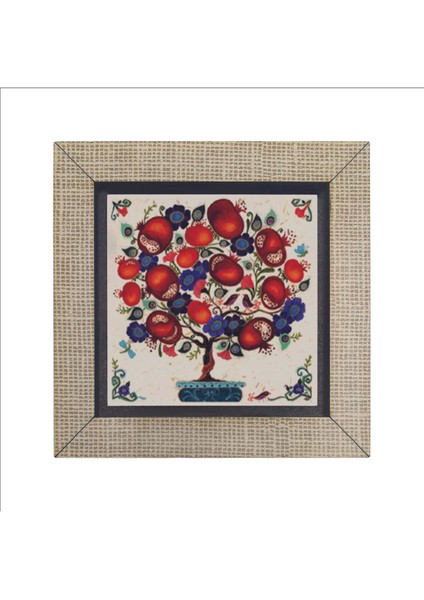 Nar Ağacı Baskılı Mdf Magnet 7x7 fırsatları