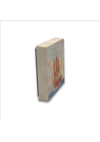 Fransız Gemisi (Jacob Hägg, 1903) Baskılı Taş Magnet 5x5 fırsatları