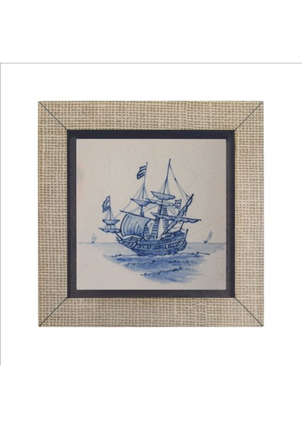 Hollanda Deseni Baskılı Mdf Magnet 7x7