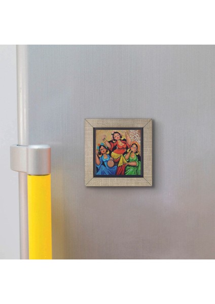 Dans Eden Oryantal Kadınlar Baskılı Mdf Magnet 7x7 modelleri