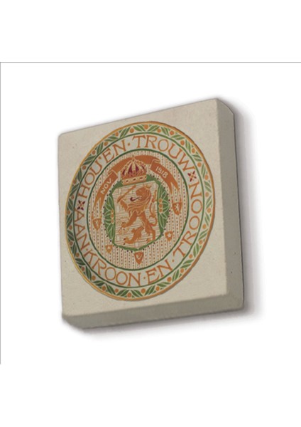 Hollanda ASLANI-1919 Baskılı Taş Magnet 5x5