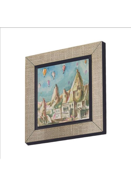 Kapadokya Baskılı Mdf Magnet 7x7