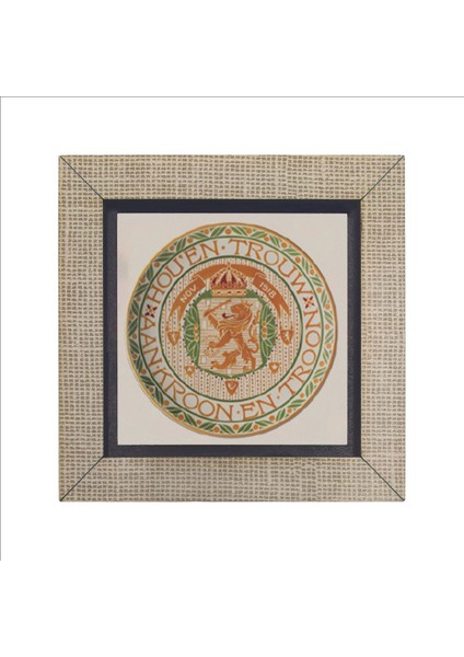 Hollanda ASLANI-1919 Baskılı Mdf Magnet 7x7