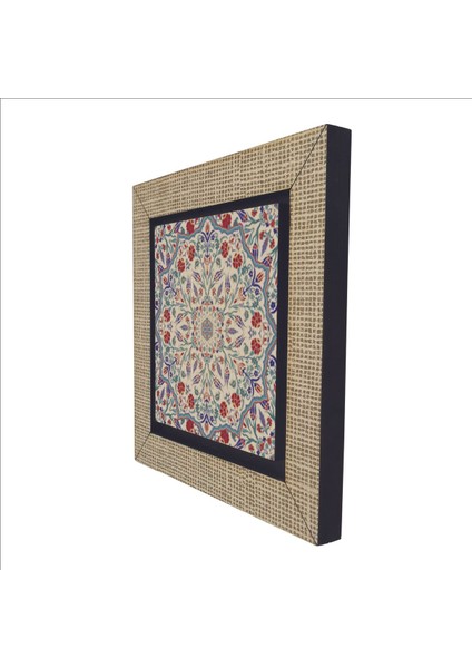 Osmanlı Çini Deseni Baskılı Mdf Magnet 7x7
