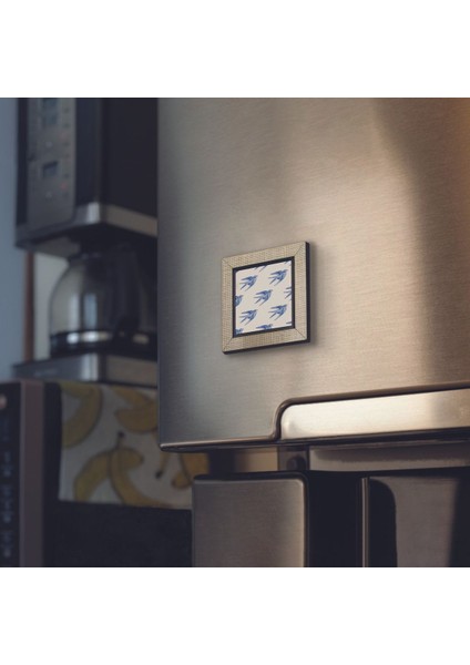 Hollanda Deseni Baskılı Mdf Magnet 7x7