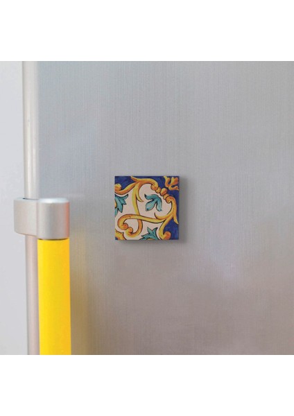 Italyan Deseni Baskılı Taş Magnet 5x5 modelleri