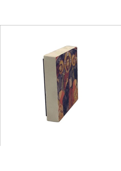 Kapadokya Göreme Karanlık Kilise Freski - Deesis Baskılı Taş Magnet 5x5 fırsatları