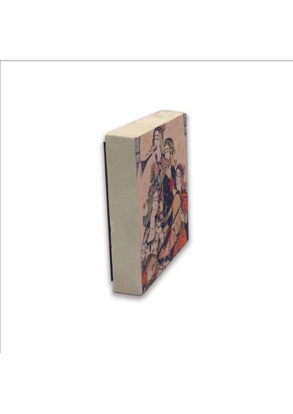 Müzisyen Kadınlar Minyatür Baskılı Taş Magnet 5x5 fırsatları