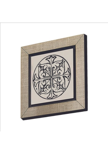 Bizans Dairesel Paneli Baskılı Mdf Magnet 7x7