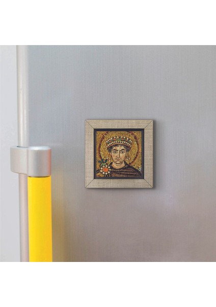 I. Justinianus (Büyük Jüstinyen) Baskılı Mdf Magnet 7x7 fiyatları