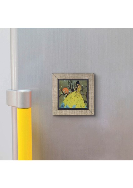 Baharın Vaadi (Majorie Miller, 1920’LER) Baskılı Mdf Magnet 7x7