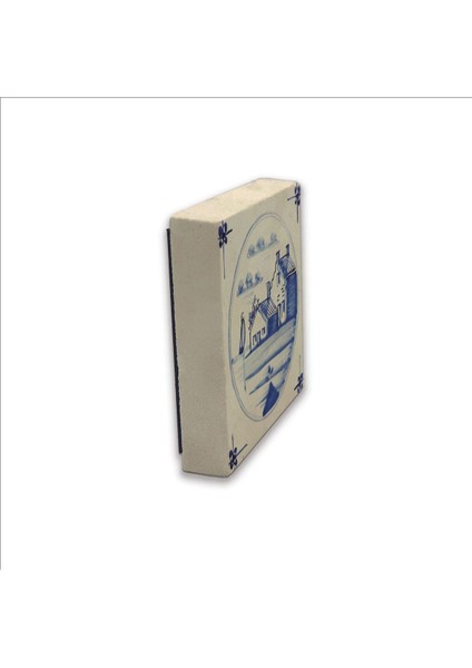 Hollanda Deseni Baskılı Taş Magnet 5x5 fırsatları