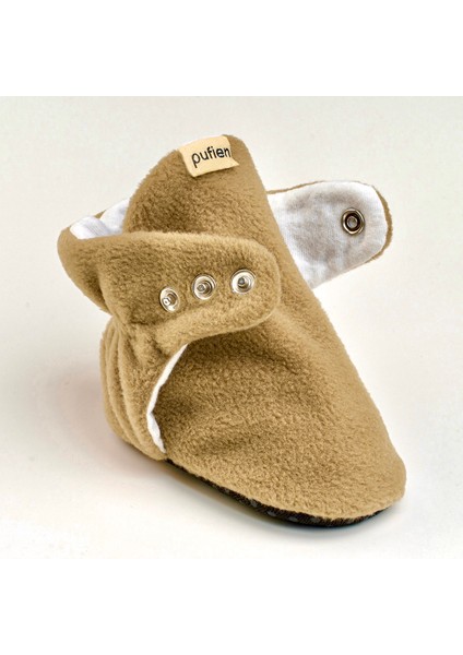 Camel, Organik Pamuk Astarlı, Bebek Pandufu, Kaydırmaz Tabanlı Ilk Adım Ev Patiği fırsatları