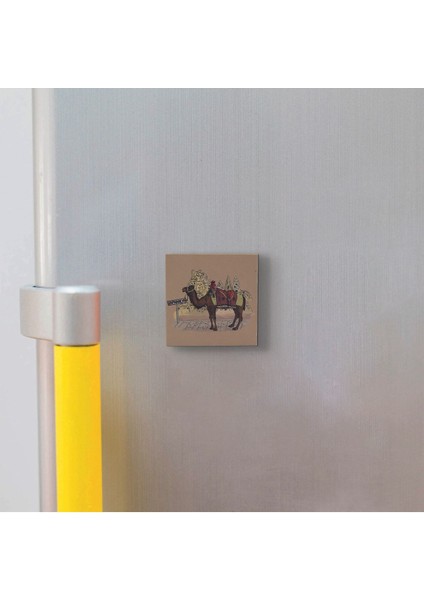 Kapadokya Baskılı Taş Magnet 5x5