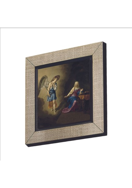Meryem’e Müjde (Adriaen Van De Velde, 1667) Baskılı Mdf Magnet 7x7