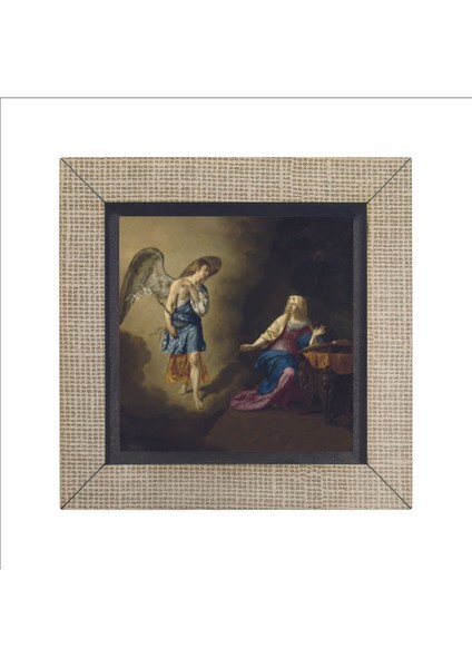 Meryem’e Müjde (Adriaen Van De Velde, 1667) Baskılı Mdf Magnet 7x7 fırsatları