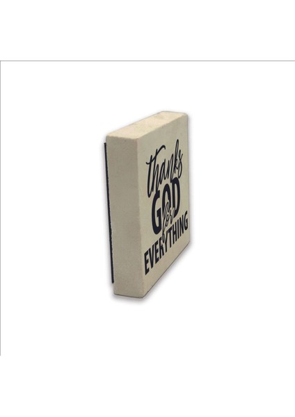Her Şey Için Tanrı’ya Şükürler Baskılı Taş Magnet 5x5 fırsatları