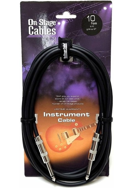 On Stage IC-10 3 Metre Enstruman Kablosu
